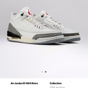 Looking for 1994 Air Jordan 3 Retro.